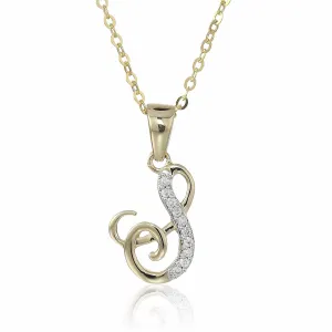1/20 cttw Diamond Musical Note Pendant Necklace in 14K Yellow Gold