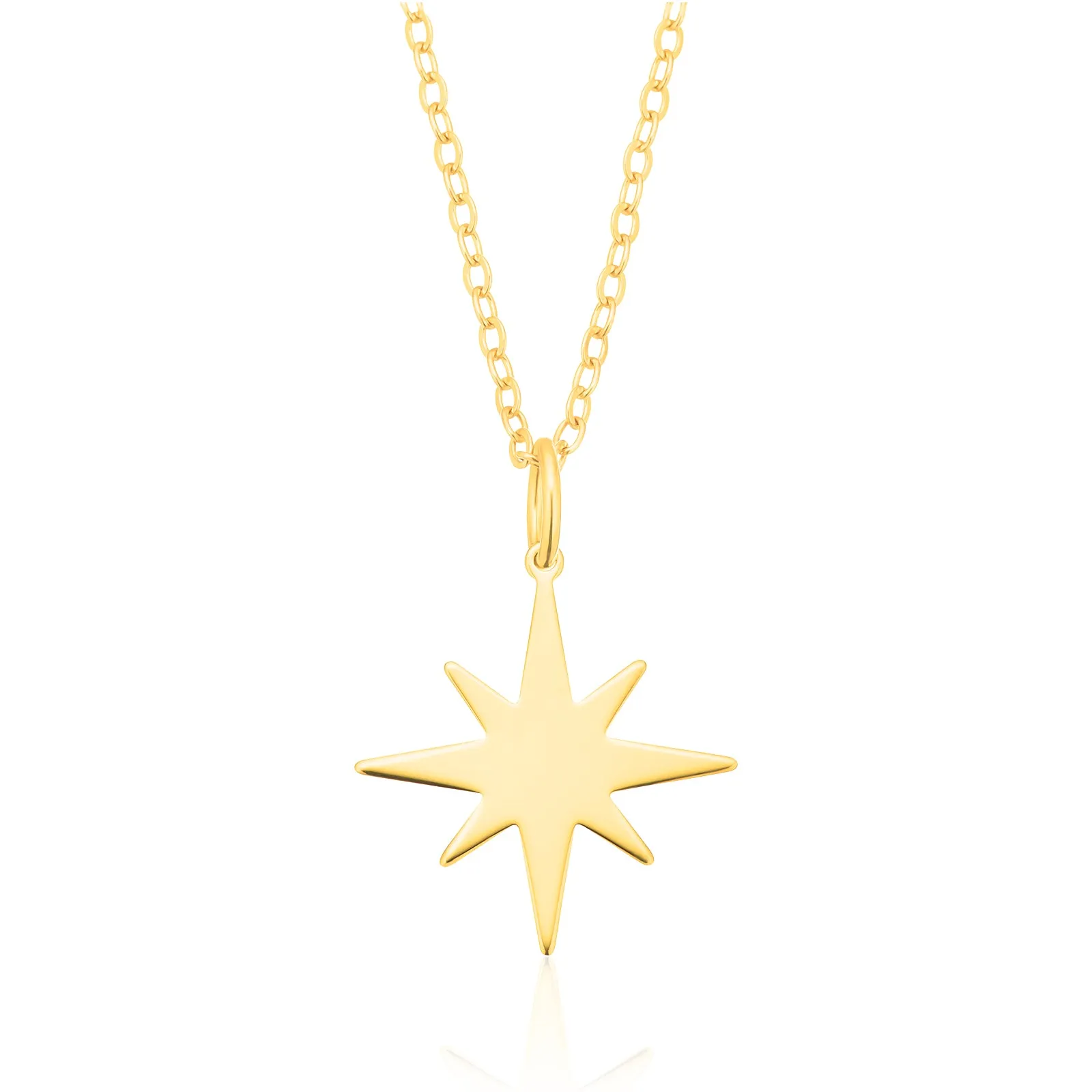 9ct Yellow Gold Star Pendant