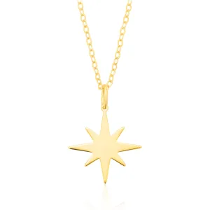 9ct Yellow Gold Star Pendant