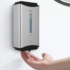 AIKE 1100ml Automatic Soap Dispenser For Commercial Bathroom, AK1206