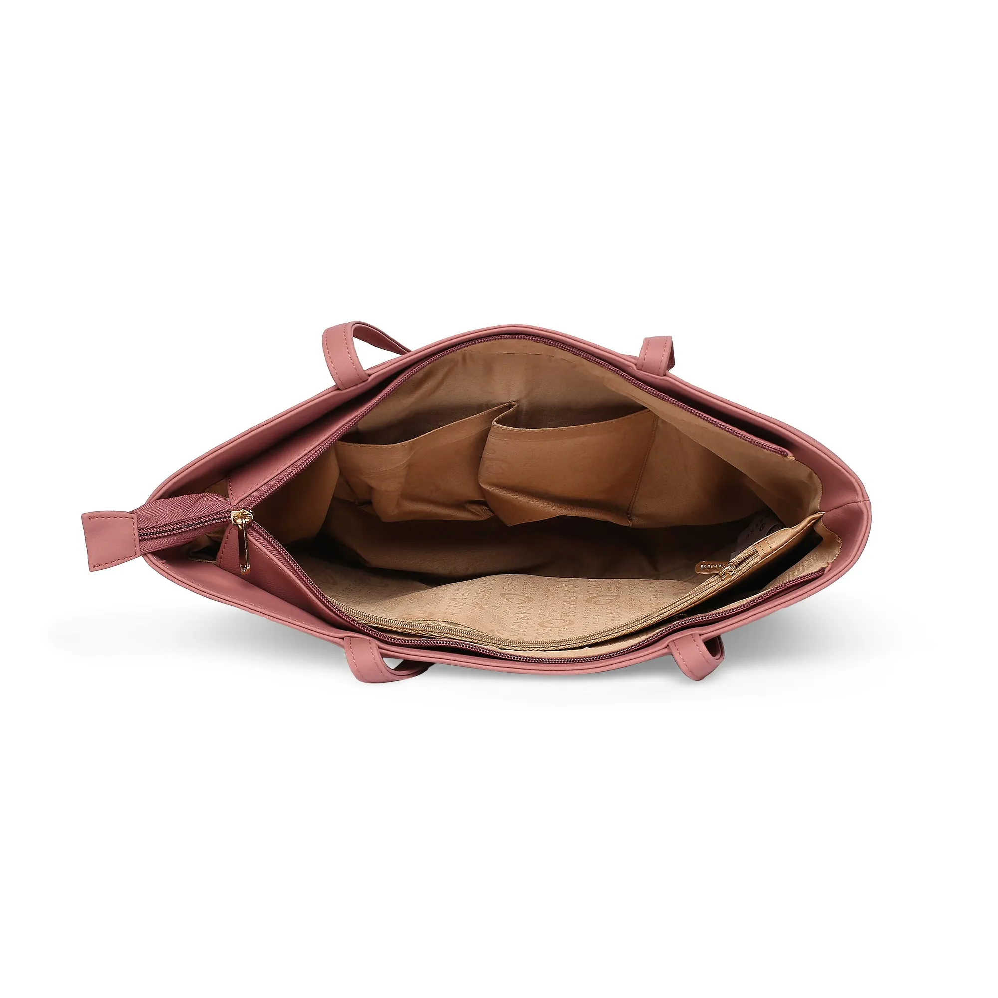 Caprese Popsicle Tote Large Dusty Rose