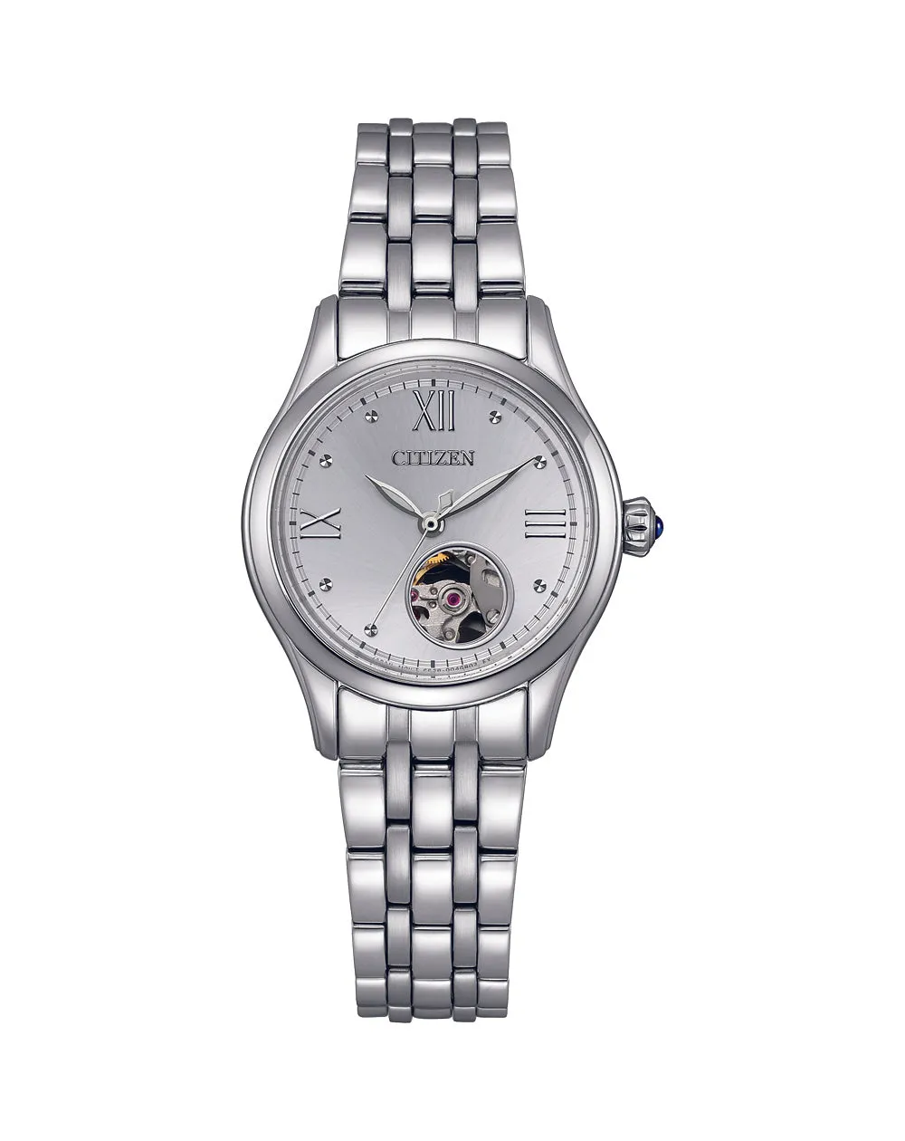 Citizen Automatic Silver Dial Stainless Steel Watch PR1040-88A