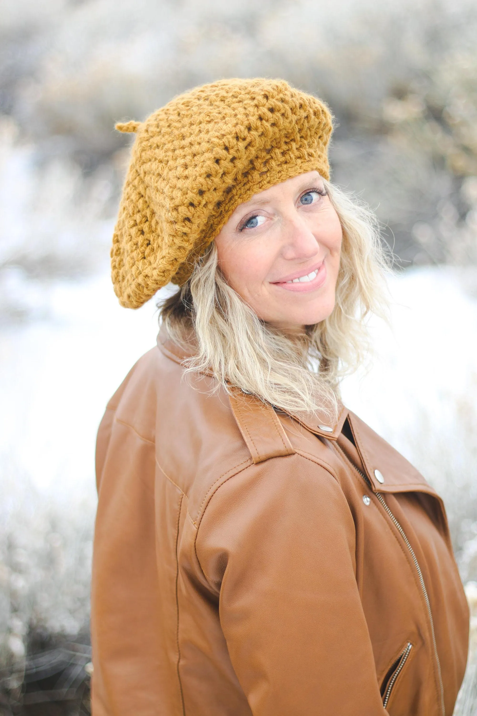 Crochet All Day Beret Crochet Pattern
