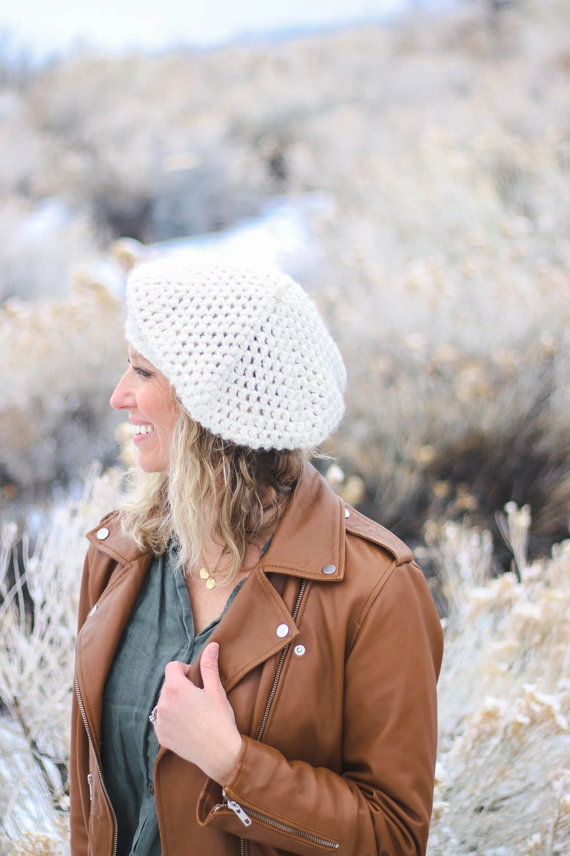 Crochet All Day Beret Crochet Pattern