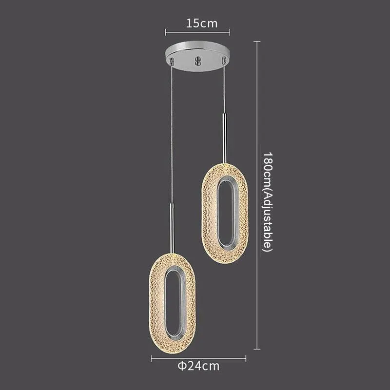Crystal Elegance LED Pendant