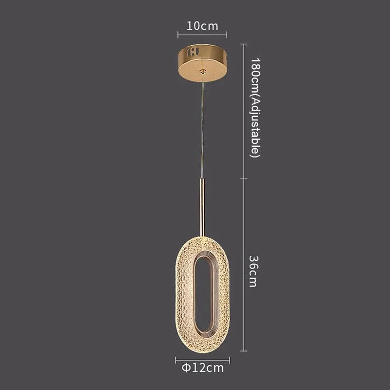 Crystal Elegance LED Pendant