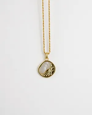 Elegant and Refined Mother of Pearl Sea Necklace | Shop Now