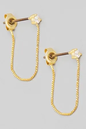 Gold Chain Earrings