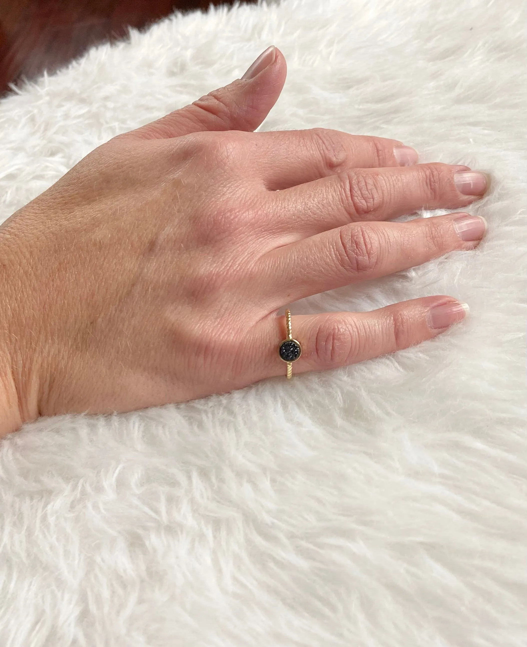 Impress Me Druzy Ring