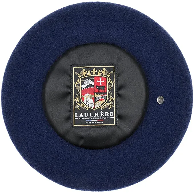*Laulhere-France "AUTHENTIQUE" Traditional Lined Wool Beret, Style#519 - BEST SELLER!