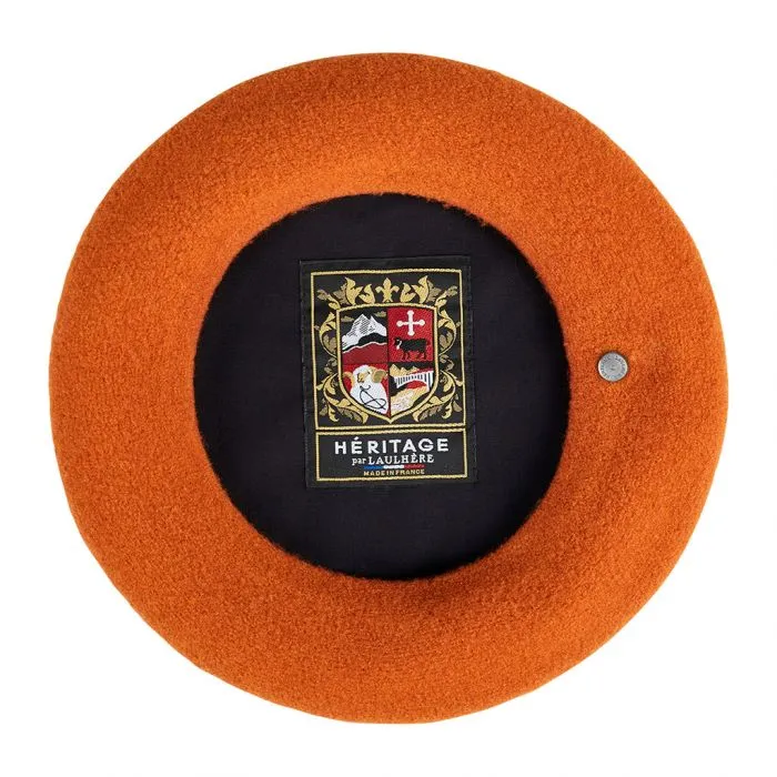 *Laulhere-France "AUTHENTIQUE" Traditional Lined Wool Beret, Style#519 - BEST SELLER!