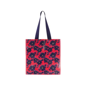 Market Tote, Magnolia Shadows Red