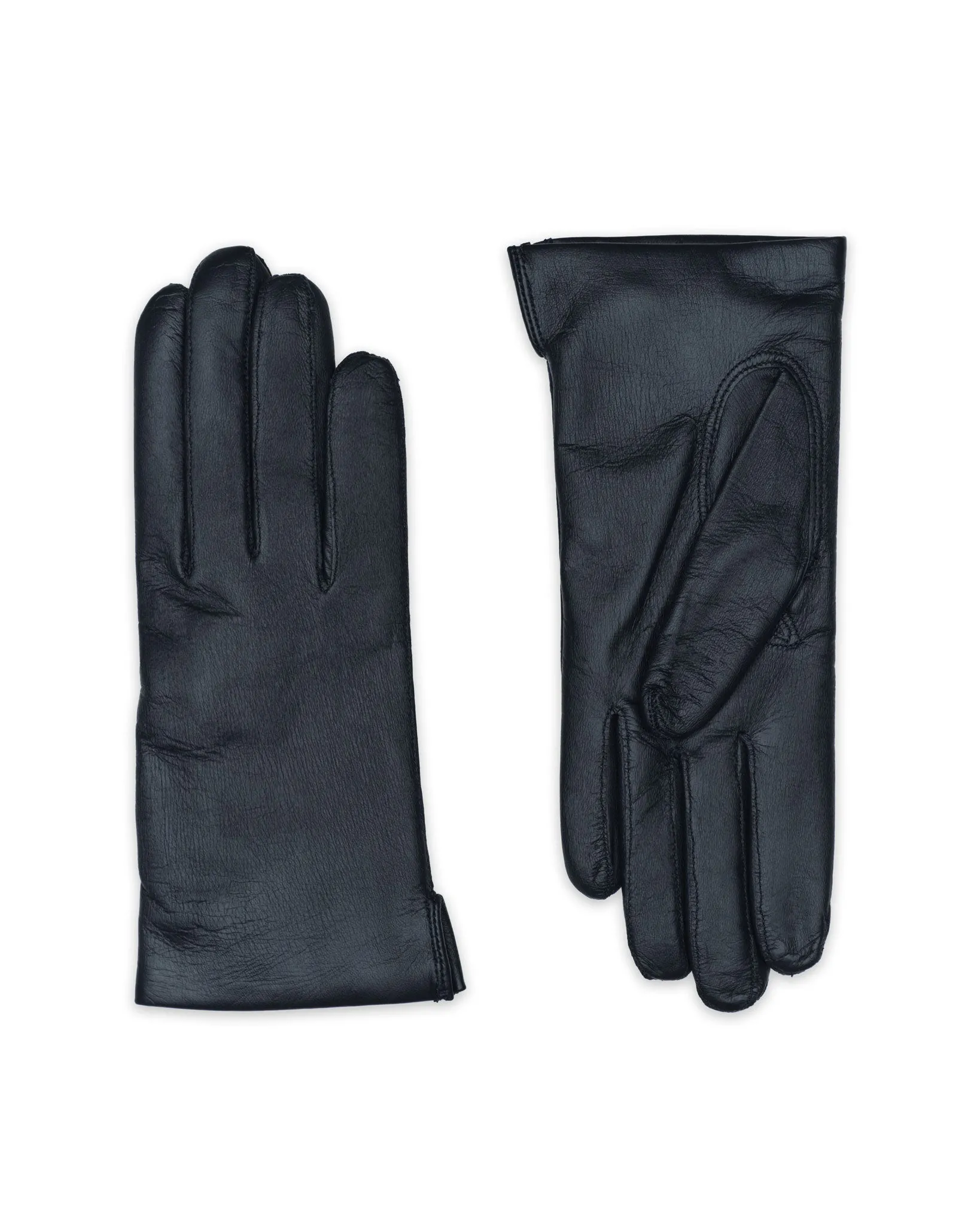 Modica Touch Blue navy Leather Gloves