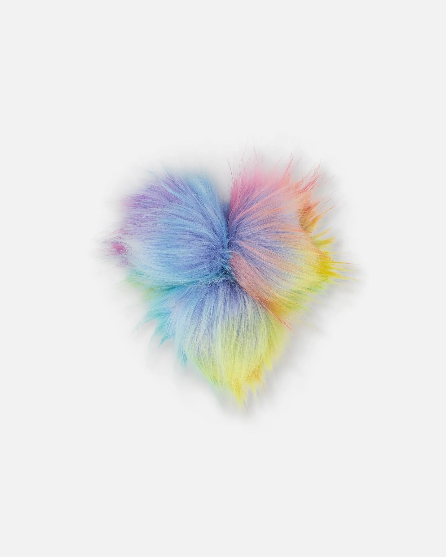 Multi-Colored Fake Fur Pompom For Hat