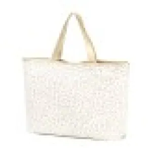 Natural Leopard Ally Tote