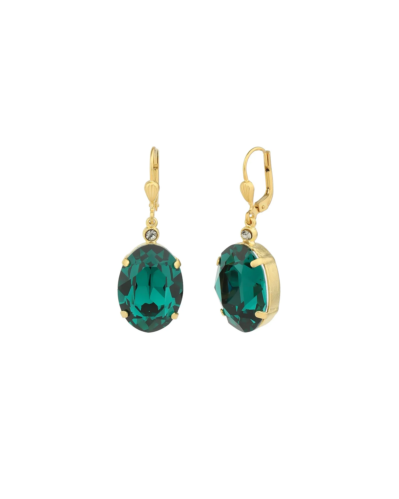 Oval Crystal Hooks