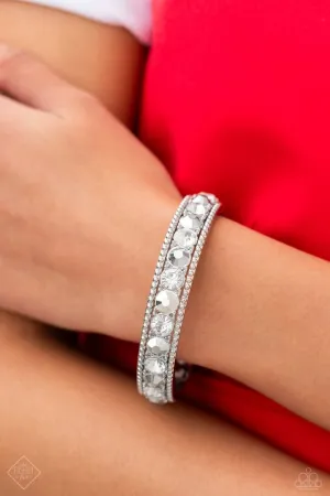 Paparazzi Bracelet ~ Polishing Promise - White