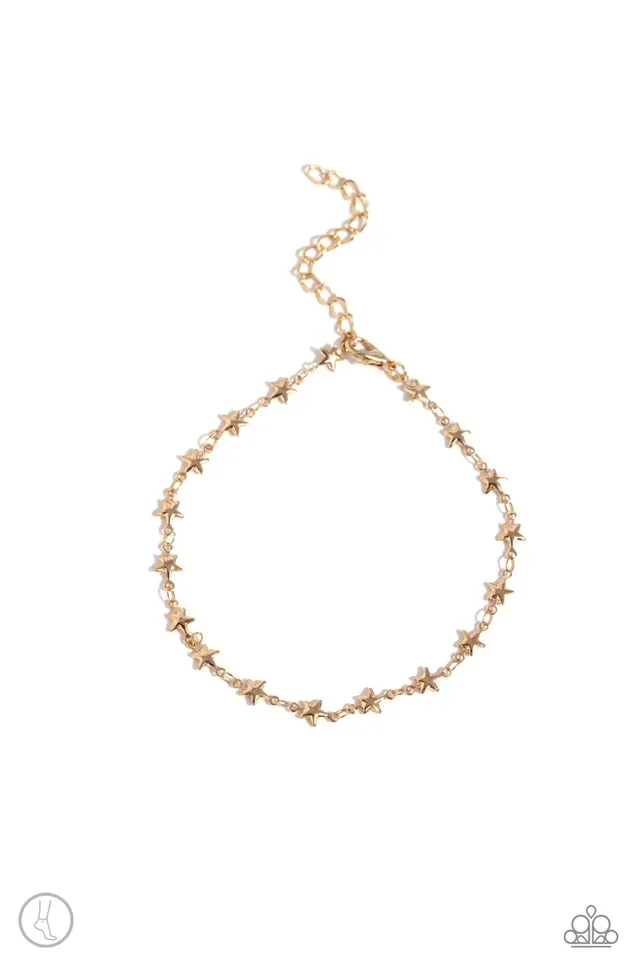 Paparazzi Bracelet ~ Starry Swing Dance - Gold