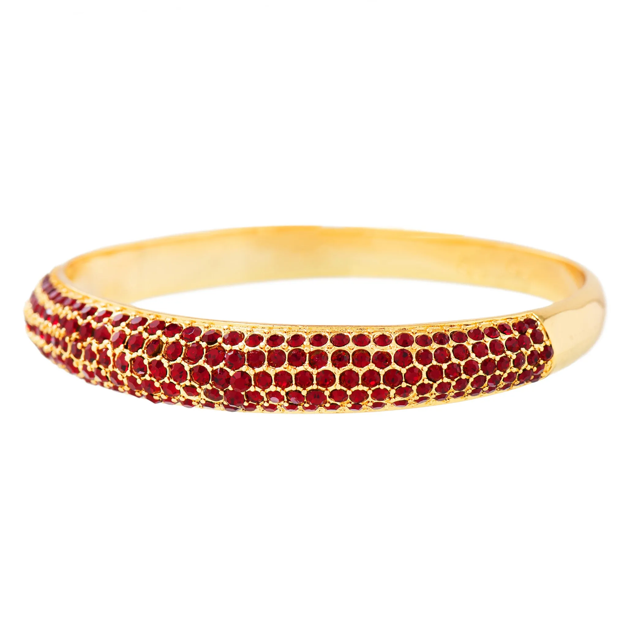 PAVE PRINCESS STATEMENT BANGLE (SIAM)