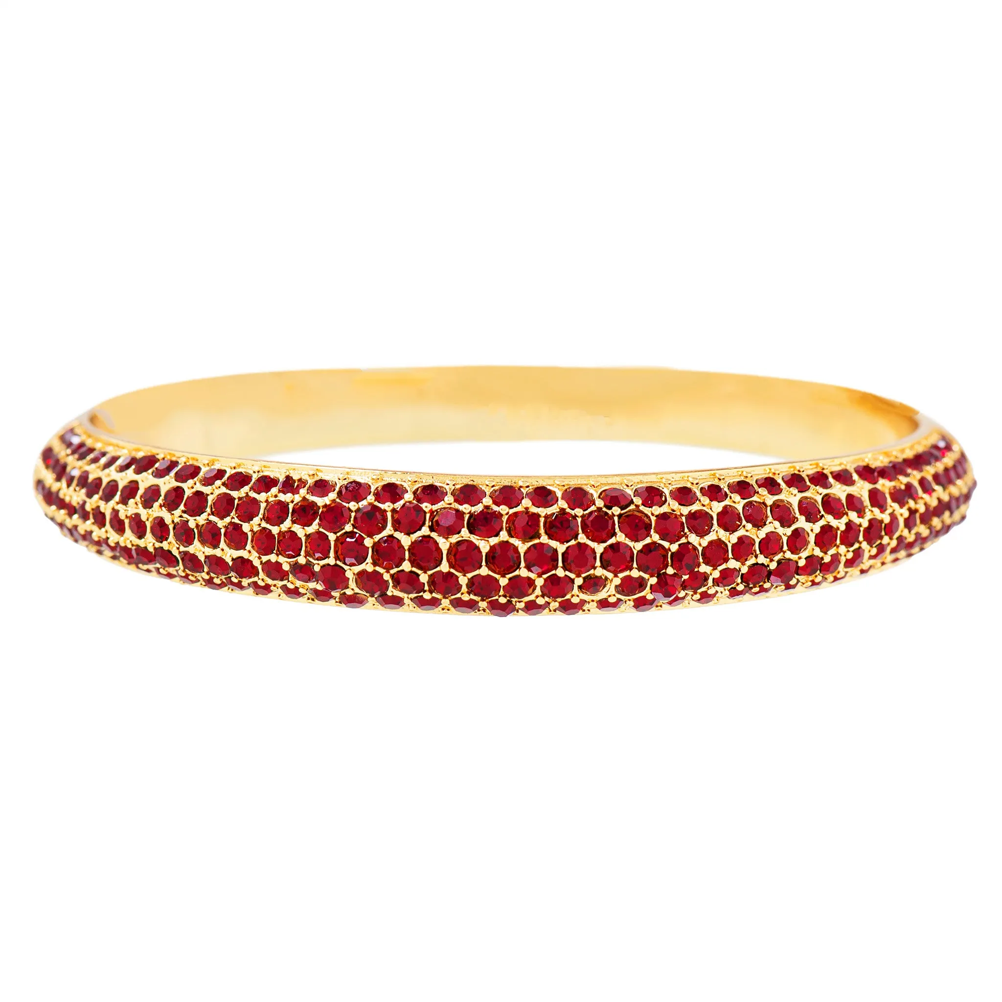 PAVE PRINCESS STATEMENT BANGLE (SIAM)