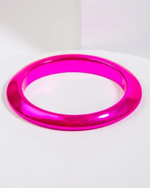 Pink Statement Chunky Bangle
