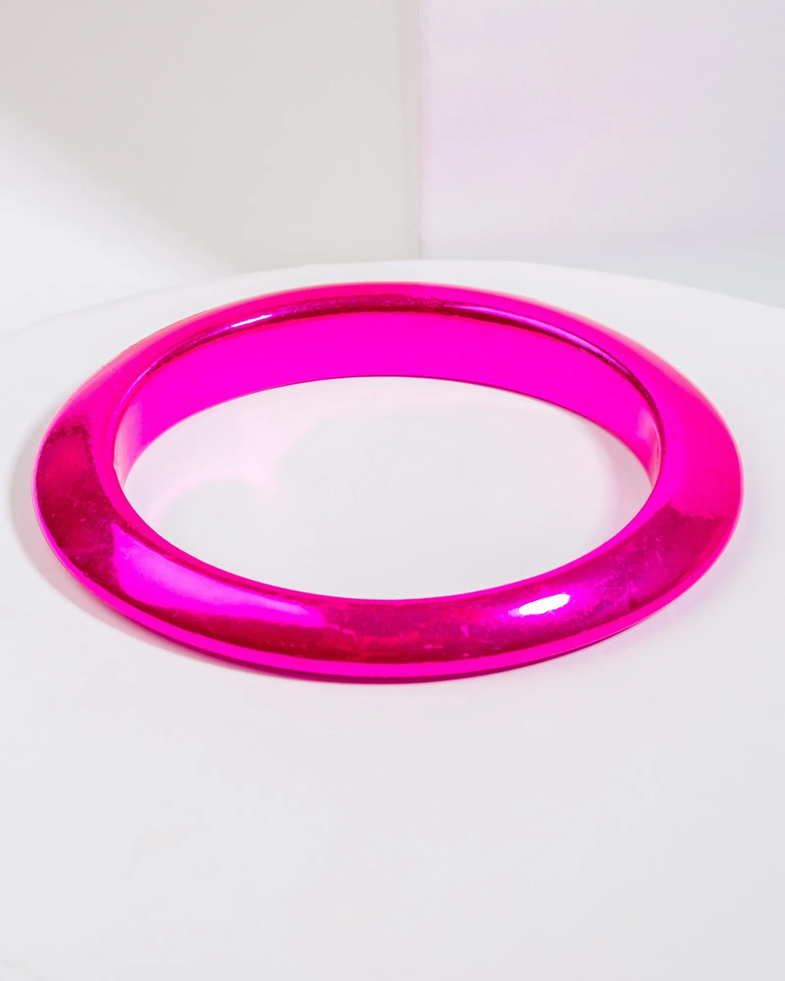 Pink Statement Chunky Bangle