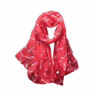 "The Dragonfly" Women's Long Scarf