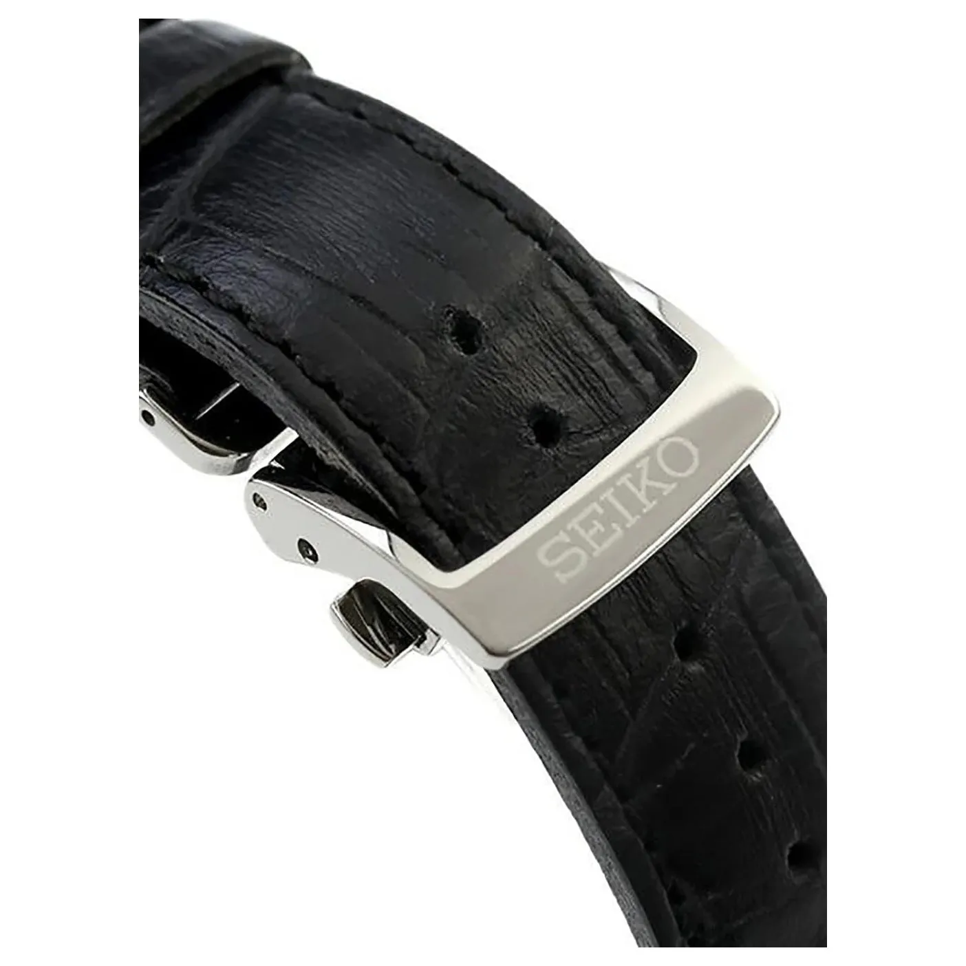 Seiko Presage Cocktail Time Men's Brown Dial Black Calfskin Band Automatic Watch - SSK039