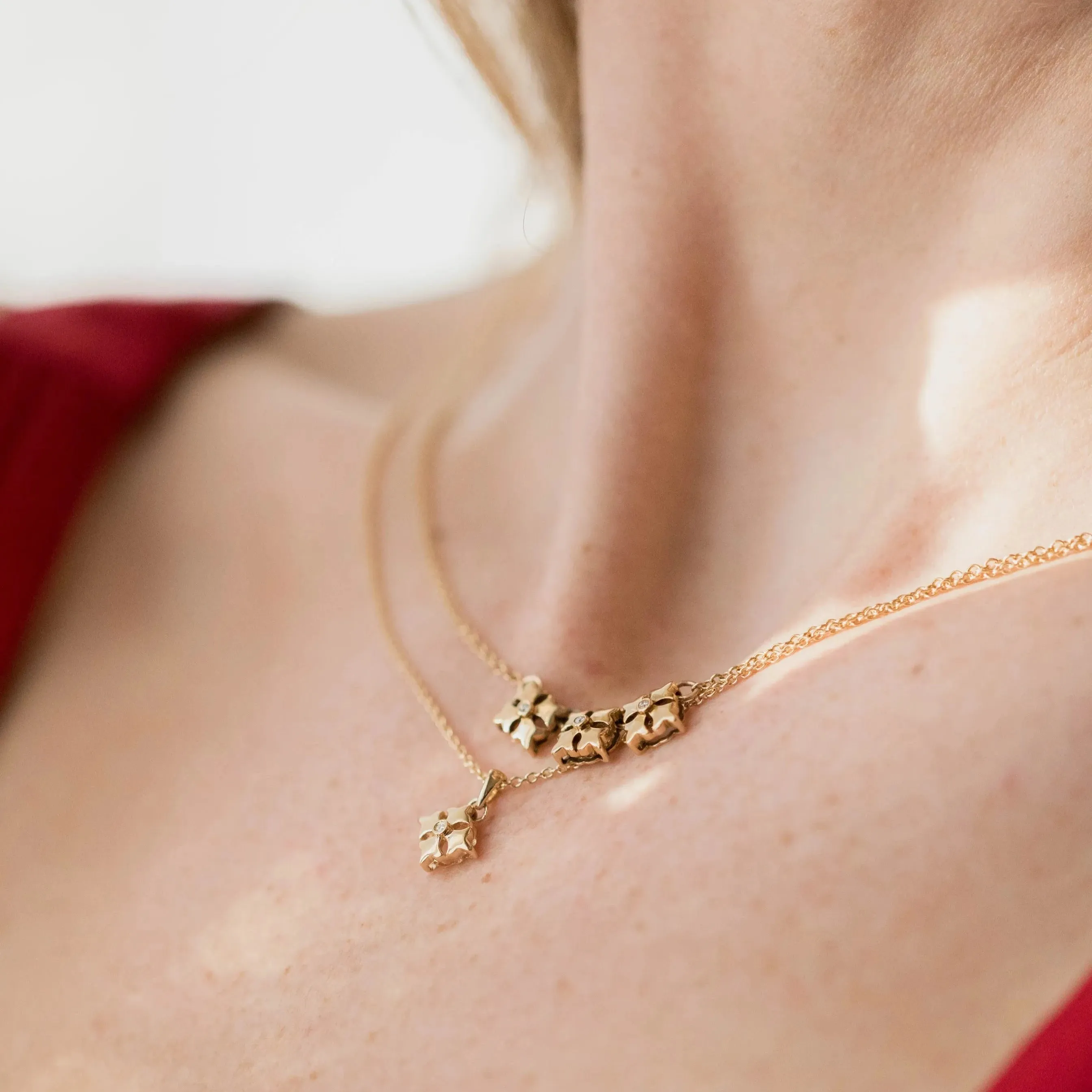 Single Logo Drop Necklace