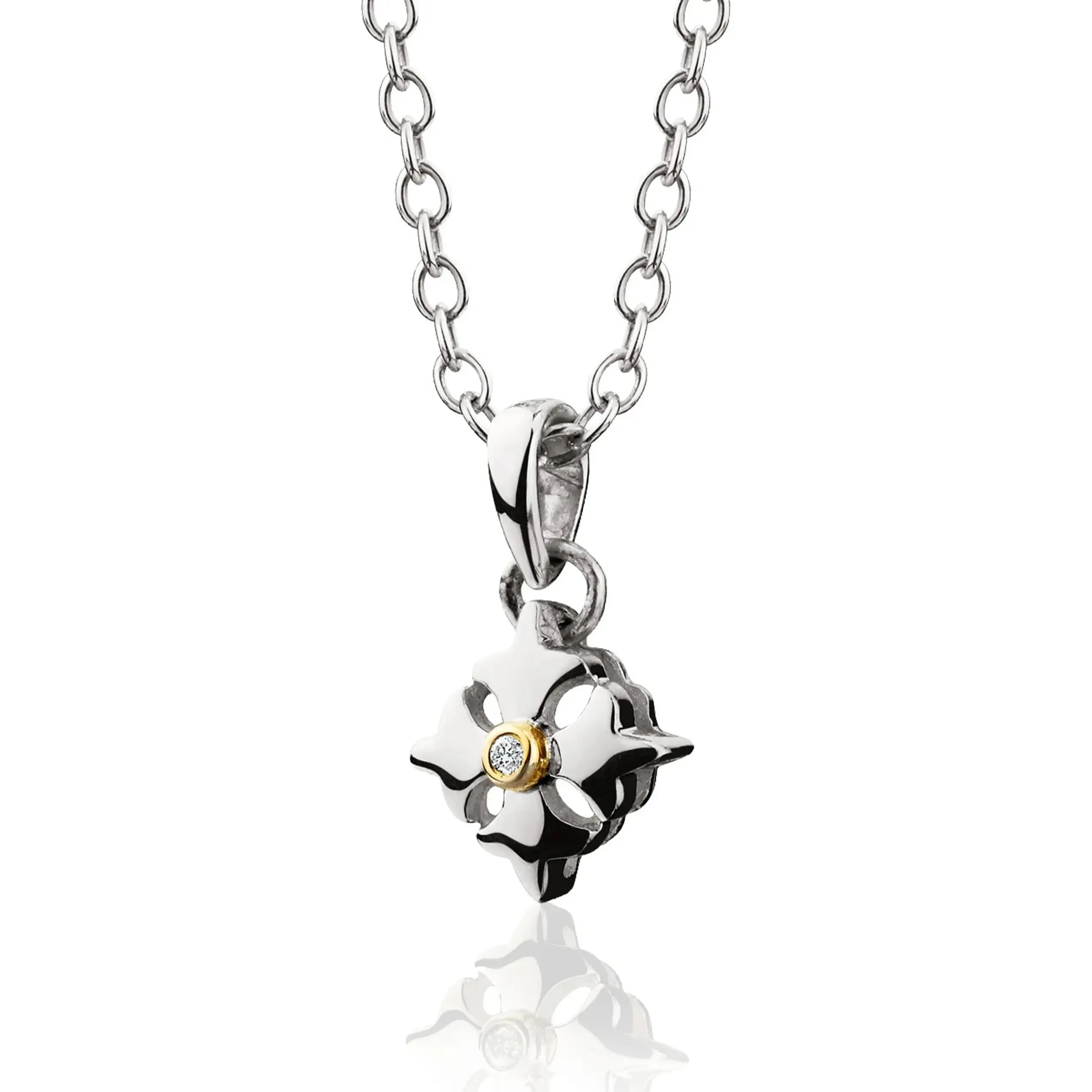 Single Logo Drop Necklace