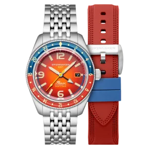 Spinnaker Fleuss GMT Automatic Burnt Orange Men's Watch SP-5120-99