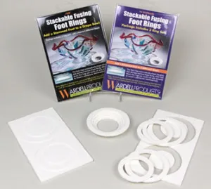 Stackable Fusing Foot Rings for Making Glass Foot Slumping