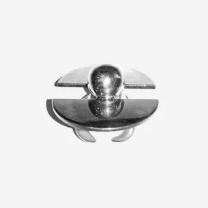 STATEMENT SPLIT DISC RING SILVER